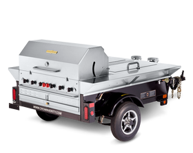 Towable Grill - 2 Lockable Compartments